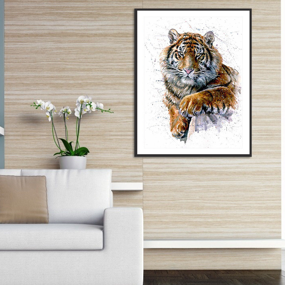 Tiger Animal - Full Square Drill Diamond Painting 40*50CM