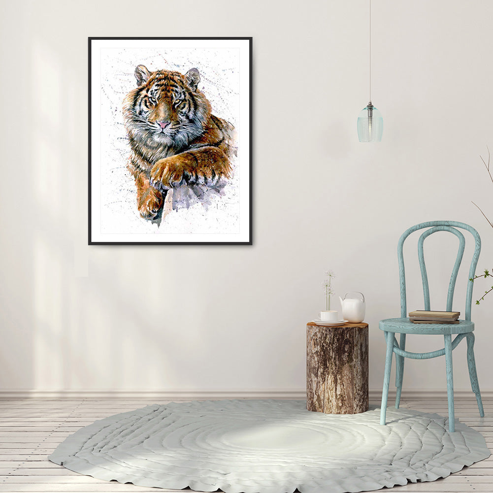 Tiger Animal - Full Square Drill Diamond Painting 40*50CM