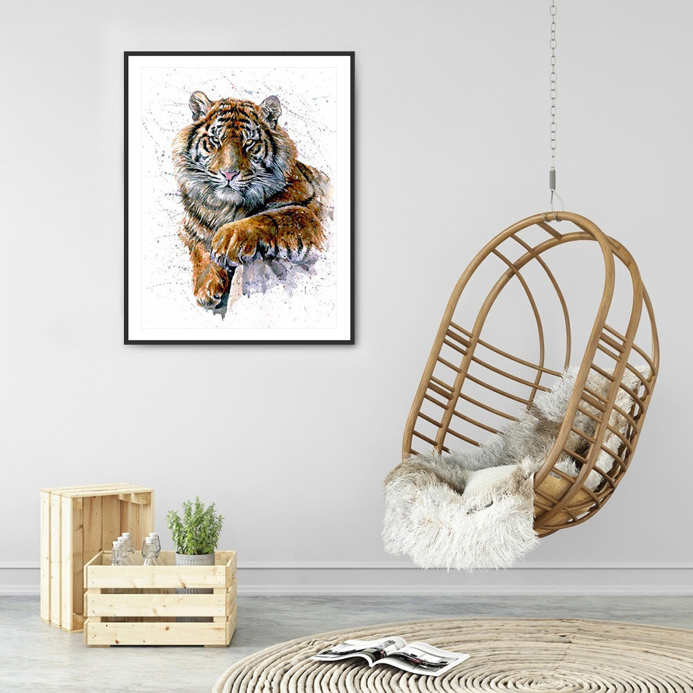 Tiger Animal - Full Square Drill Diamond Painting 40*50CM