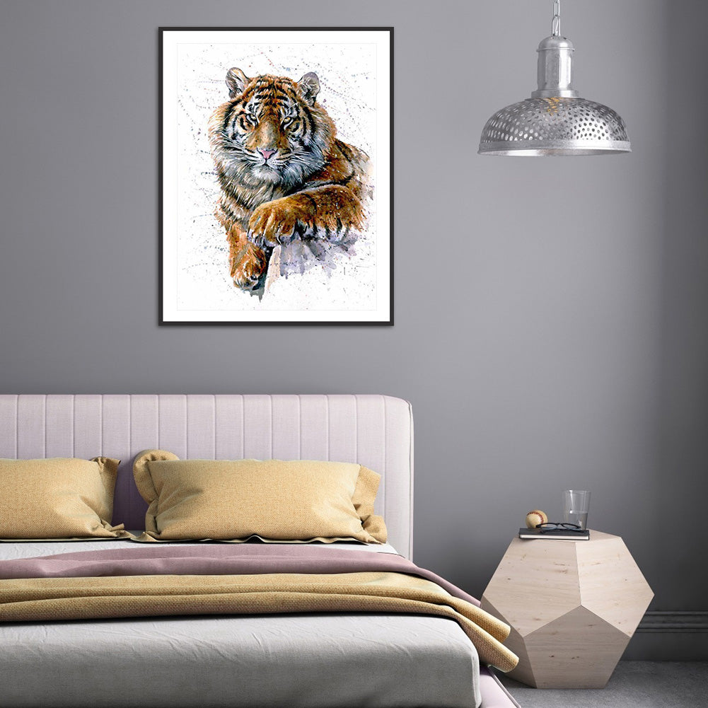 Tiger Animal - Full Square Drill Diamond Painting 40*50CM