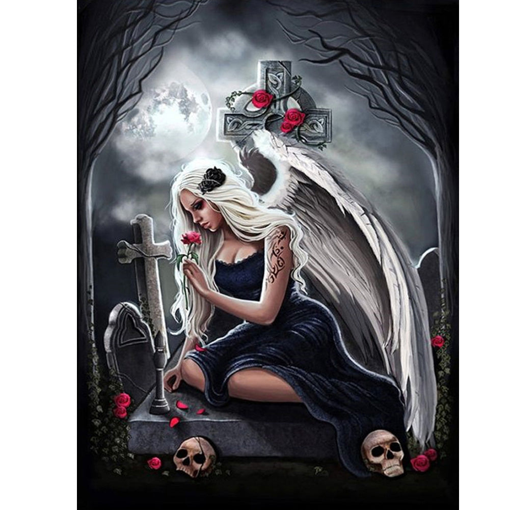 Skull Beauty - Full Square Drill Diamond Painting 50*60CM