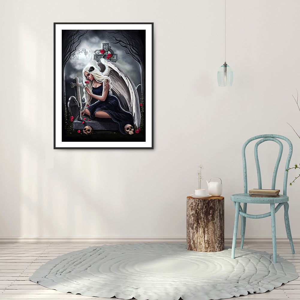 Skull Beauty - Full Square Drill Diamond Painting 50*60CM