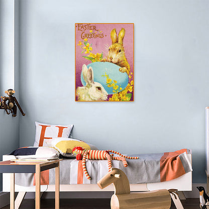 Easter Bunny - Full Round Drill Diamond Painting 30*40CM