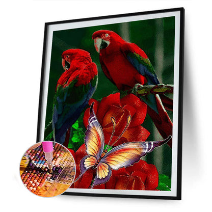 Parrot - Full Square Drill Diamond Painting 40*50CM