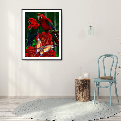 Parrot - Full Square Drill Diamond Painting 40*50CM