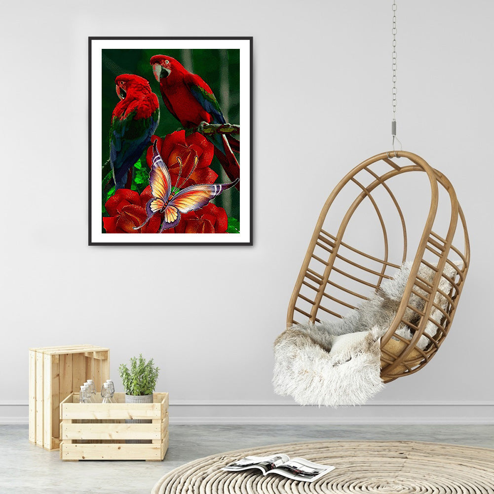 Parrot - Full Square Drill Diamond Painting 40*50CM