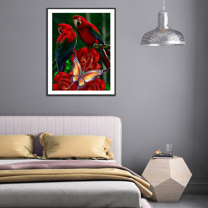 Parrot - Full Square Drill Diamond Painting 40*50CM