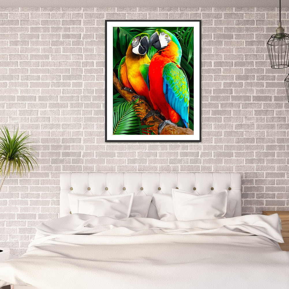 Parrot - Full Square Drill Diamond Painting 50*60CM