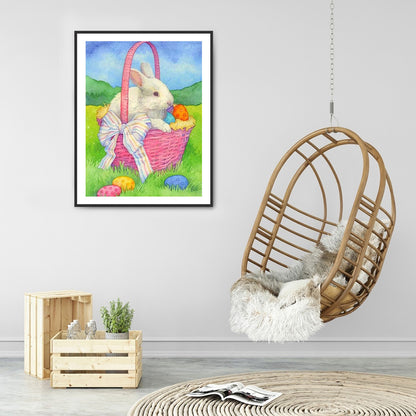 Easter Bunny - Full Round Drill Diamond Painting 30*40CM