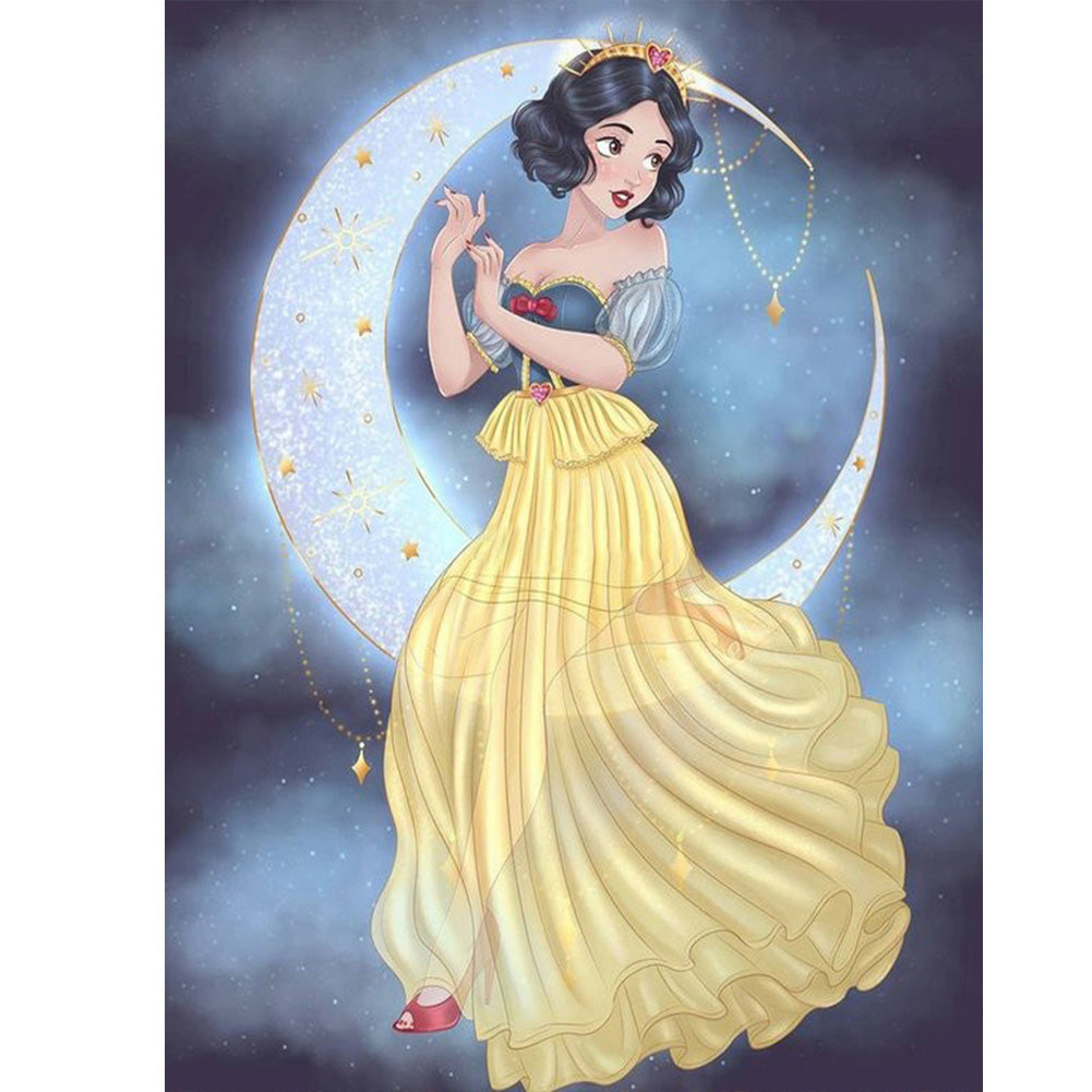 Moon Princess - Full Round Drill Diamond Painting 40*50CM