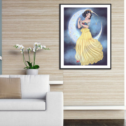 Moon Princess - Full Round Drill Diamond Painting 40*50CM