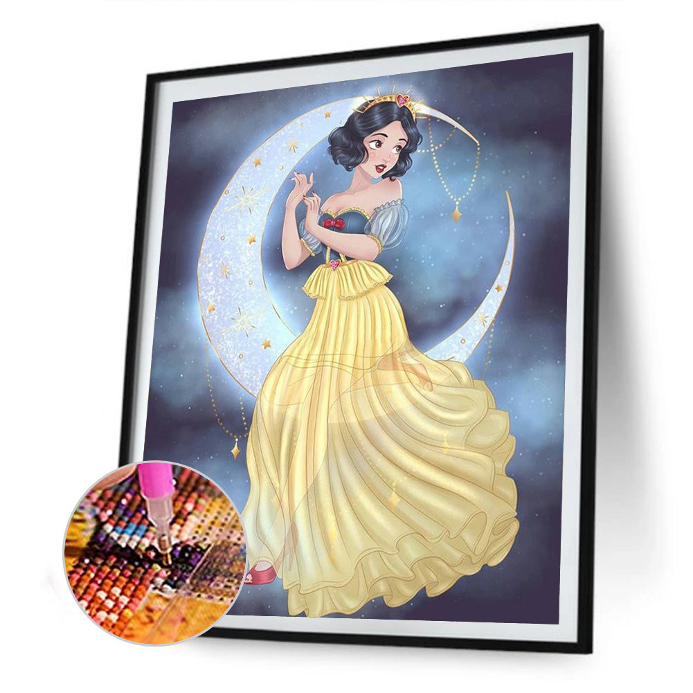 Moon Princess - Full Round Drill Diamond Painting 40*50CM