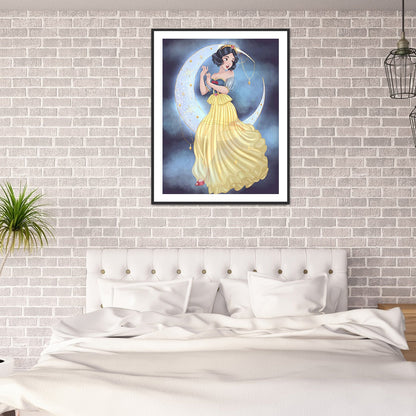 Moon Princess - Full Round Drill Diamond Painting 40*50CM