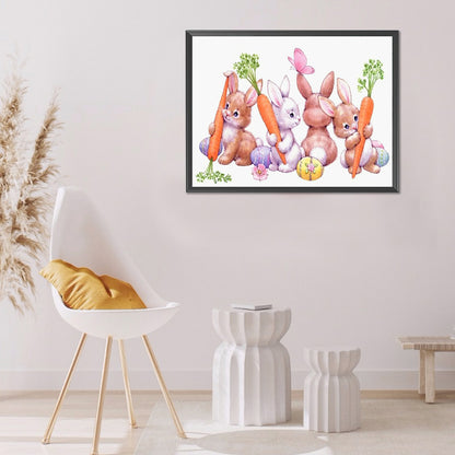 Bunny - Full Round Drill Diamond Painting 60*50CM