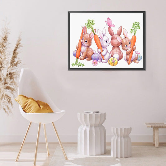 Bunny - Full Round Drill Diamond Painting 60*50CM