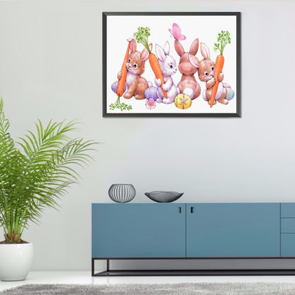 Bunny - Full Round Drill Diamond Painting 60*50CM