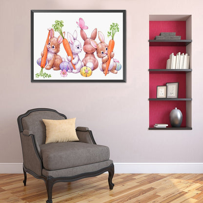 Bunny - Full Round Drill Diamond Painting 60*50CM