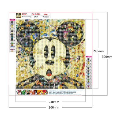 Cartoon Mouse - Full Round Drill Diamond Painting 30*30CM