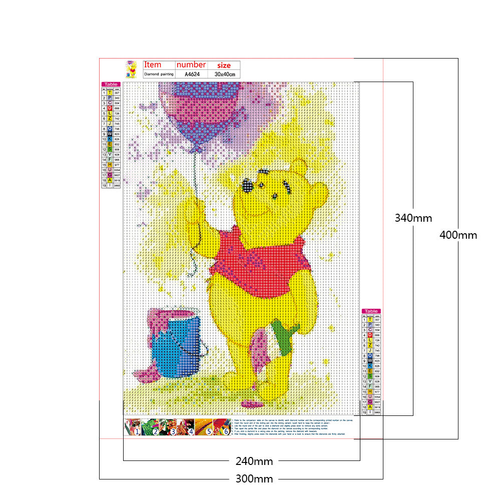 Cartoon Animal - Full Round Drill Diamond Painting 30*40CM