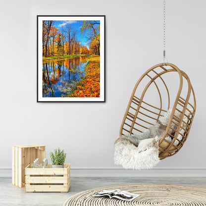 Building Landscape - Full Round Drill Diamond Painting 30*40CM