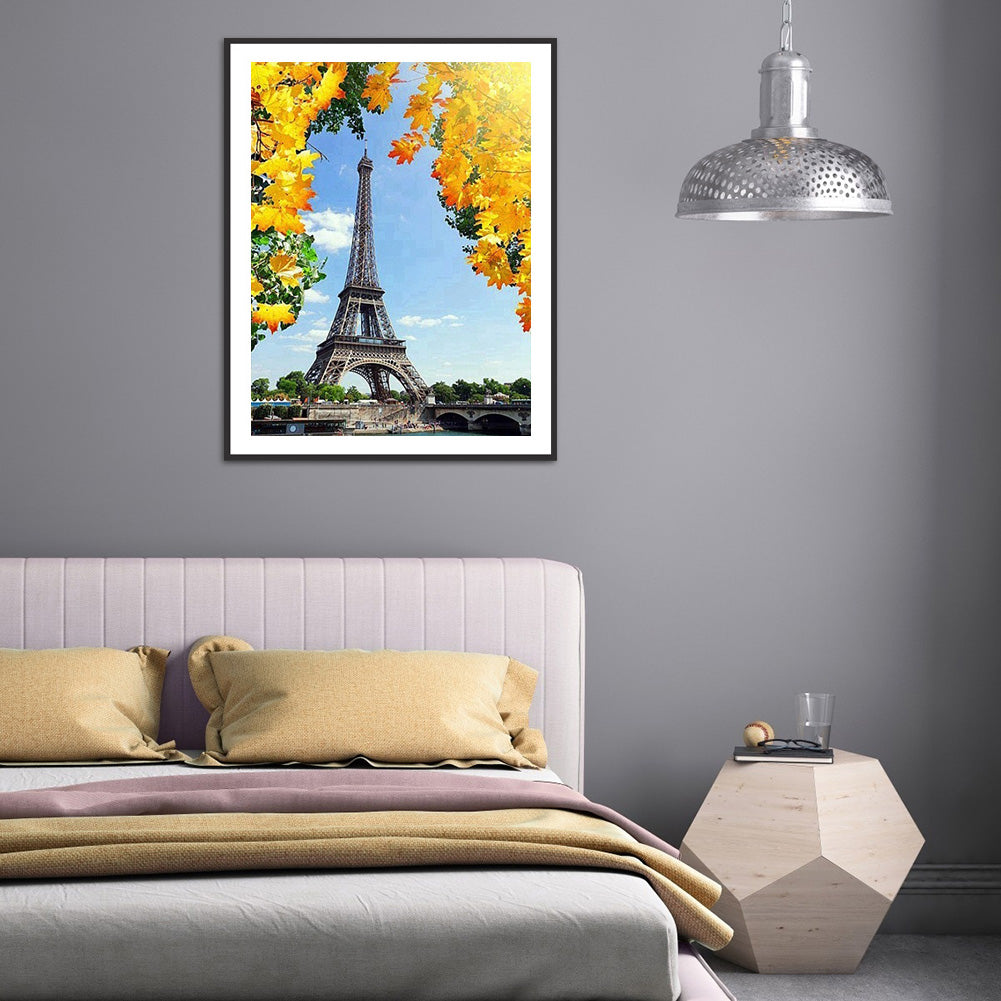 Building Landscape - Full Round Drill Diamond Painting 30*40CM