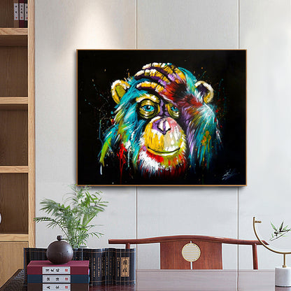 Chimpanzees - Full Round Drill Diamond Painting 60*50CM