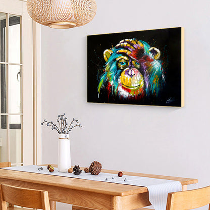 Chimpanzees - Full Round Drill Diamond Painting 40*30CM
