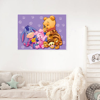 Cartoon Bear - Full Round Drill Diamond Painting 40*30CM