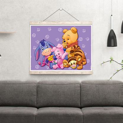 Cartoon Bear - Full Round Drill Diamond Painting 40*30CM