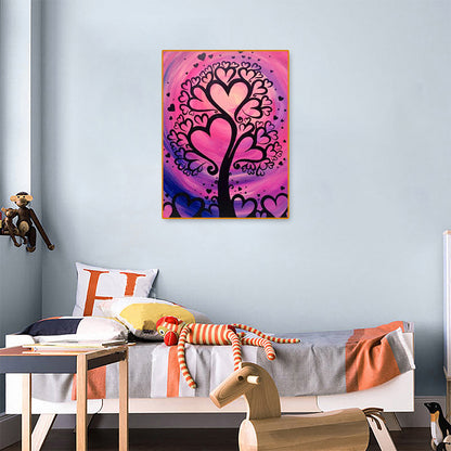 Love Tree - Full Round Drill Diamond Painting 30*40CM