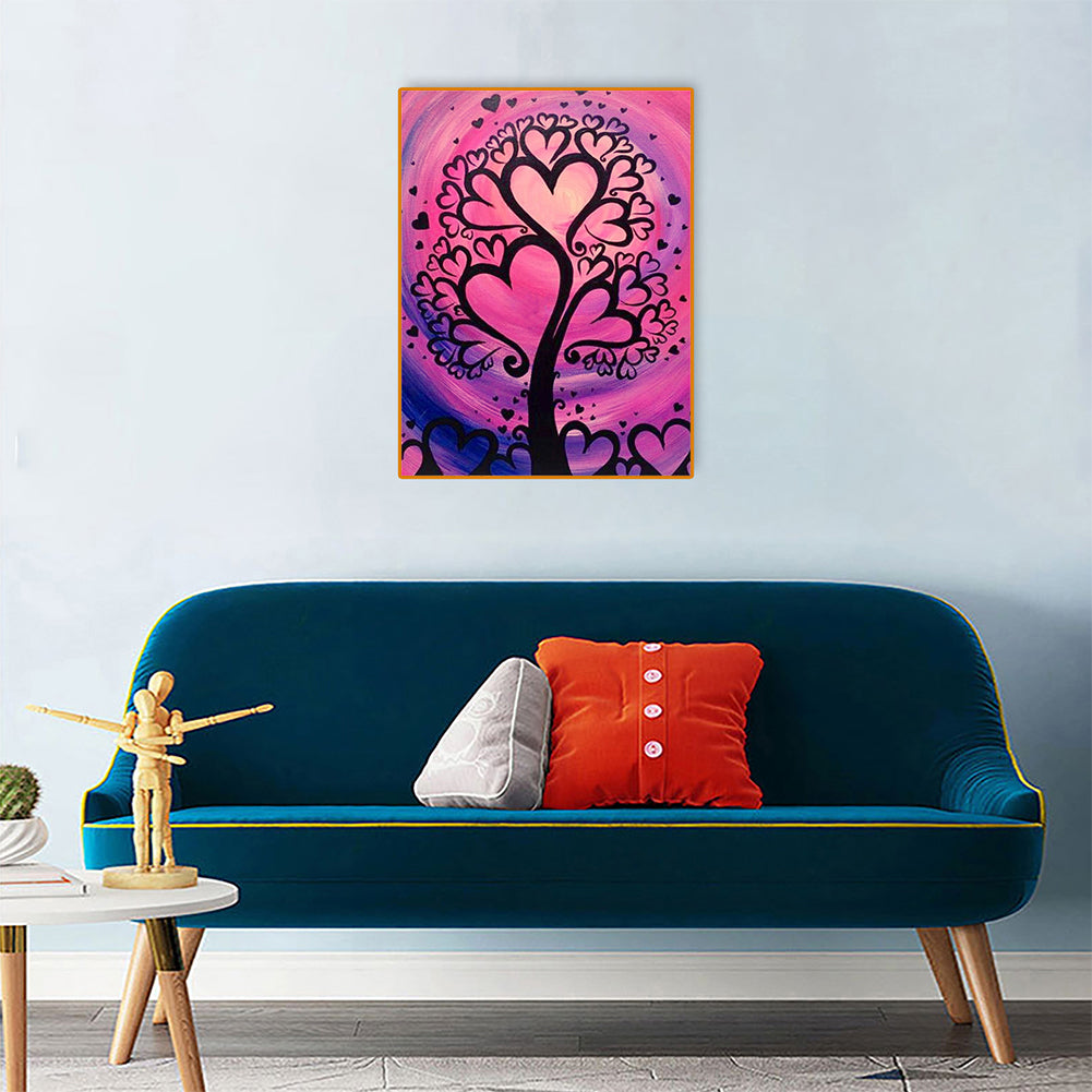 Love Tree - Full Round Drill Diamond Painting 30*40CM