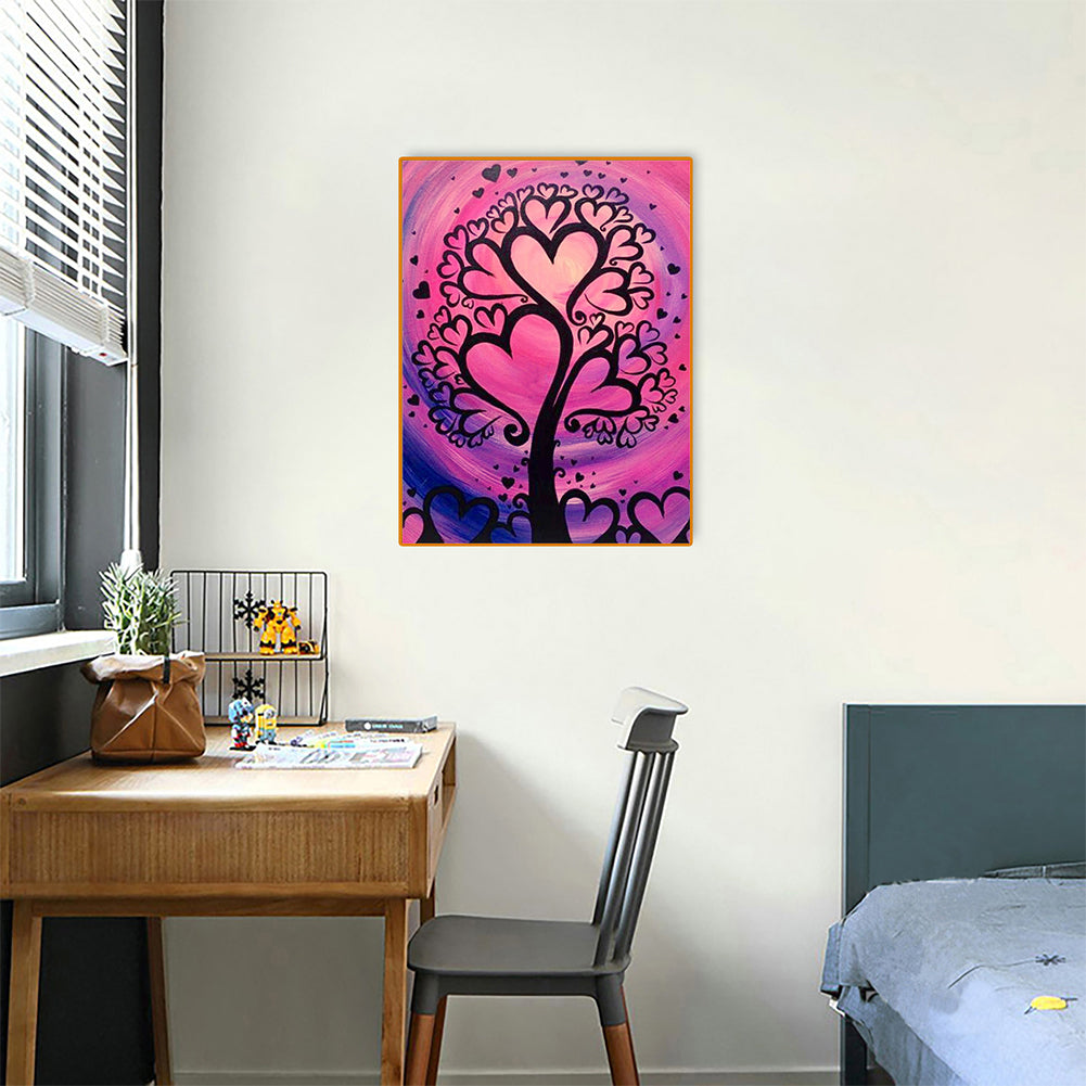 Love Tree - Full Round Drill Diamond Painting 30*40CM