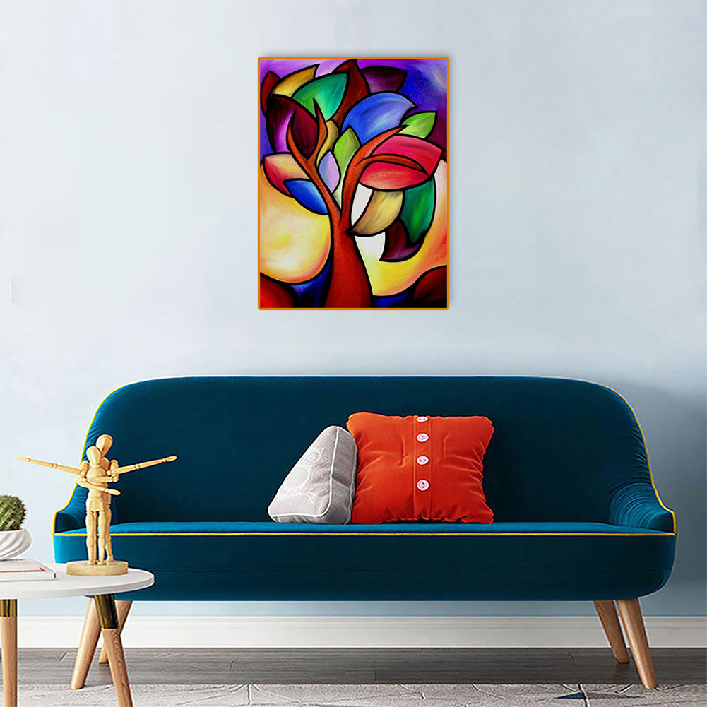 Abstract Pattern - Full Round Drill Diamond Painting 30*40CM