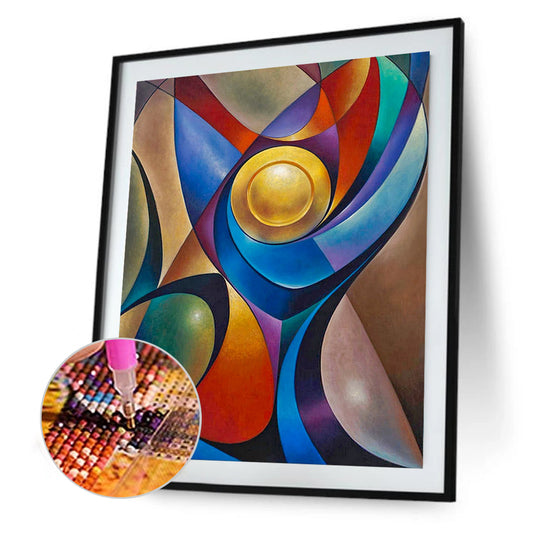 Abstract Pattern - Full Round Drill Diamond Painting 30*40CM