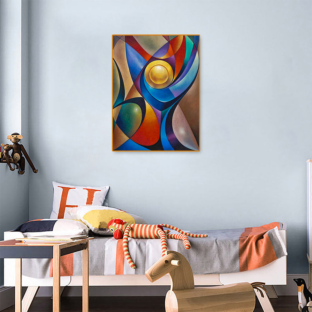 Abstract Pattern - Full Round Drill Diamond Painting 30*40CM