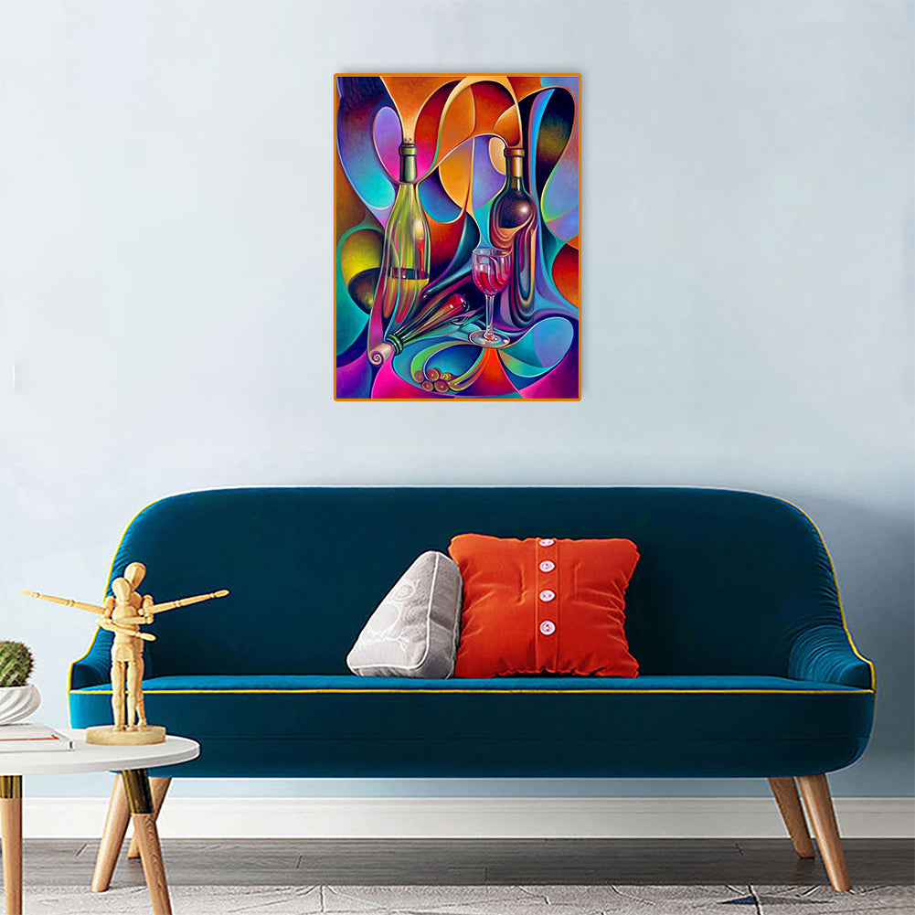 Abstract Pattern - Full Round Drill Diamond Painting 30*40CM