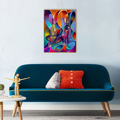 Abstract Pattern - Full Round Drill Diamond Painting 30*40CM