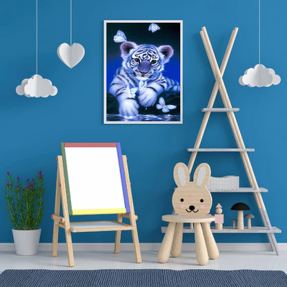 Tiger - Full Round Drill Diamond Painting 30*40CM