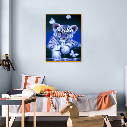 Tiger - Full Round Drill Diamond Painting 30*40CM