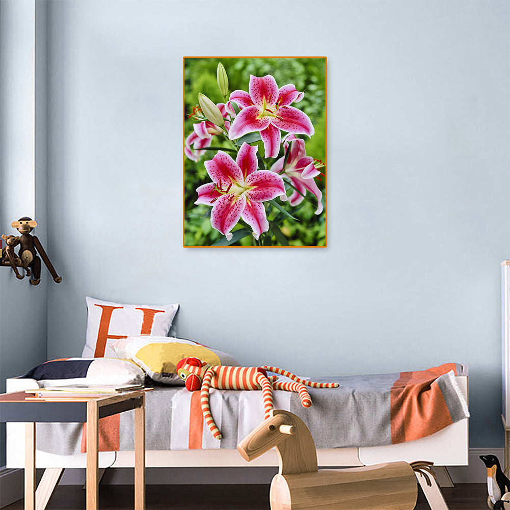 Flowers - Full Round Drill Diamond Painting 30*40CM