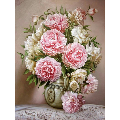 Flowers - Full Round Drill Diamond Painting 30*40CM