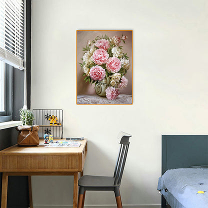 Flowers - Full Round Drill Diamond Painting 30*40CM