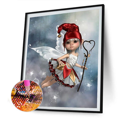 Cartoon Girl - Full Round Drill Diamond Painting 30*40CM