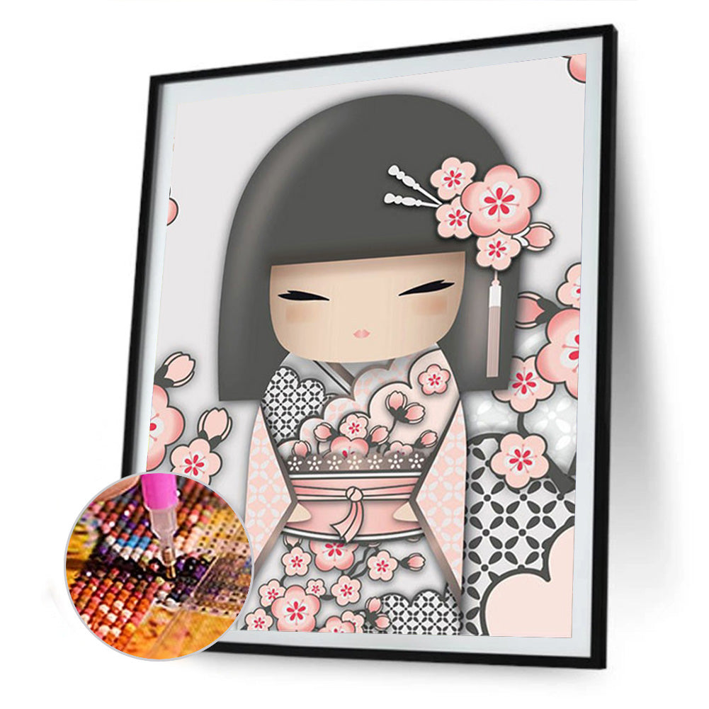 Kimono - Full Round Drill Diamond Painting 30*40CM