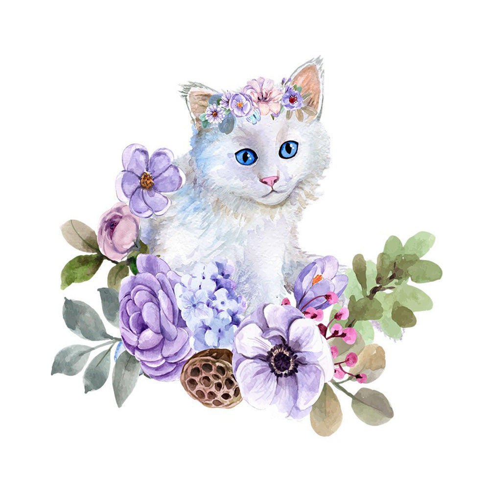 Kitten - Full Square Drill Diamond Painting 45*45CM