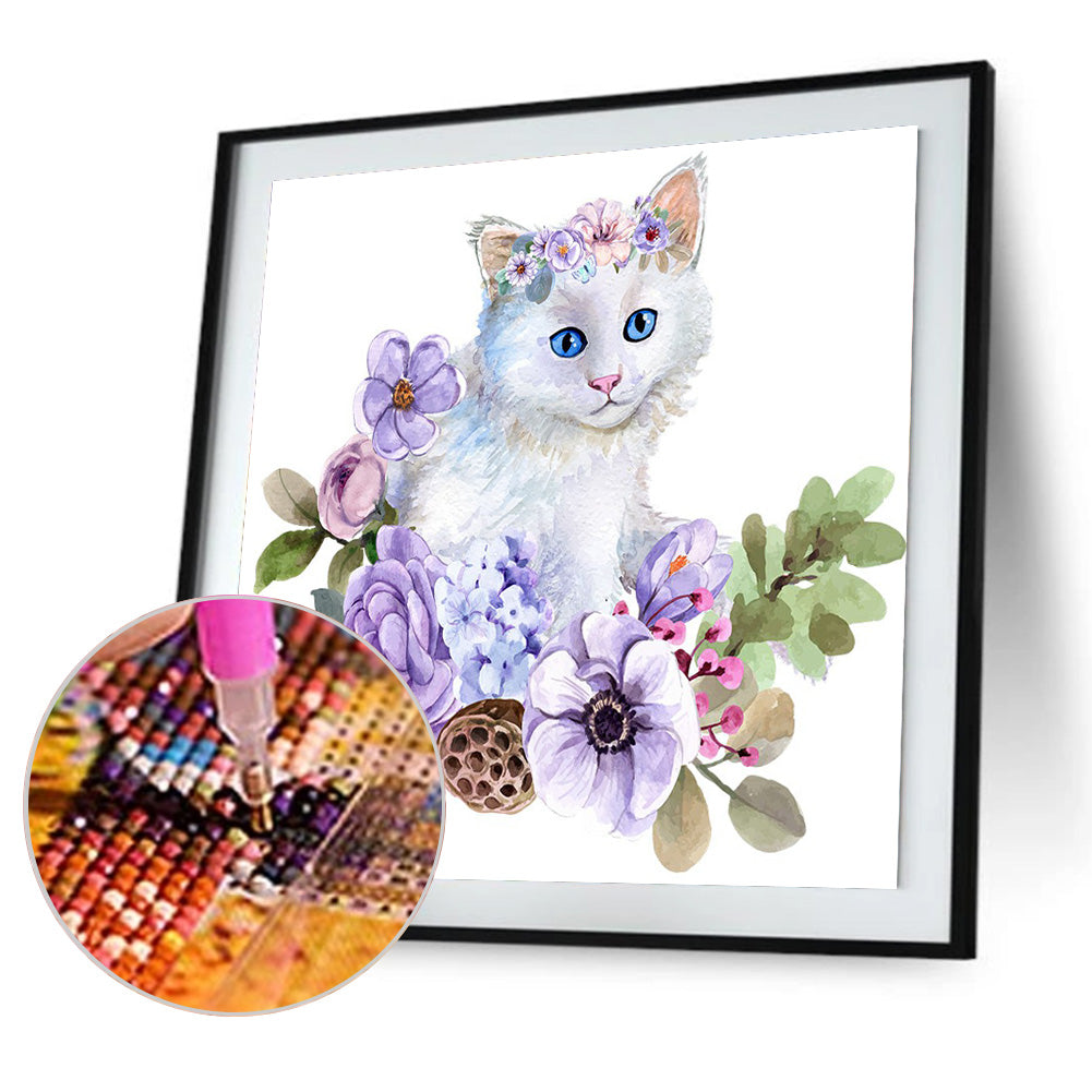 Kitten - Full Square Drill Diamond Painting 45*45CM