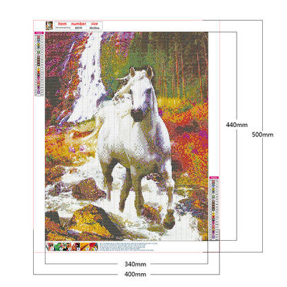 Horse - Full Round Drill Diamond Painting 40*50CM