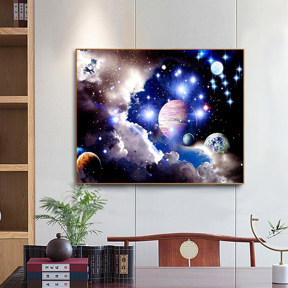 Cosmic Galaxy - Full Round Drill Diamond Painting 60*50CM