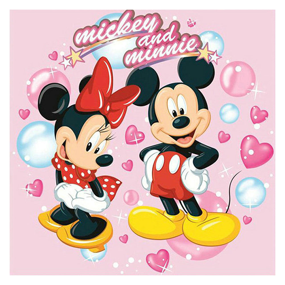 Mickey Mouse - Full Round Drill Diamond Painting 45*45CM