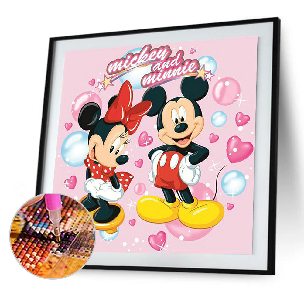 Mickey Mouse - Full Round Drill Diamond Painting 45*45CM